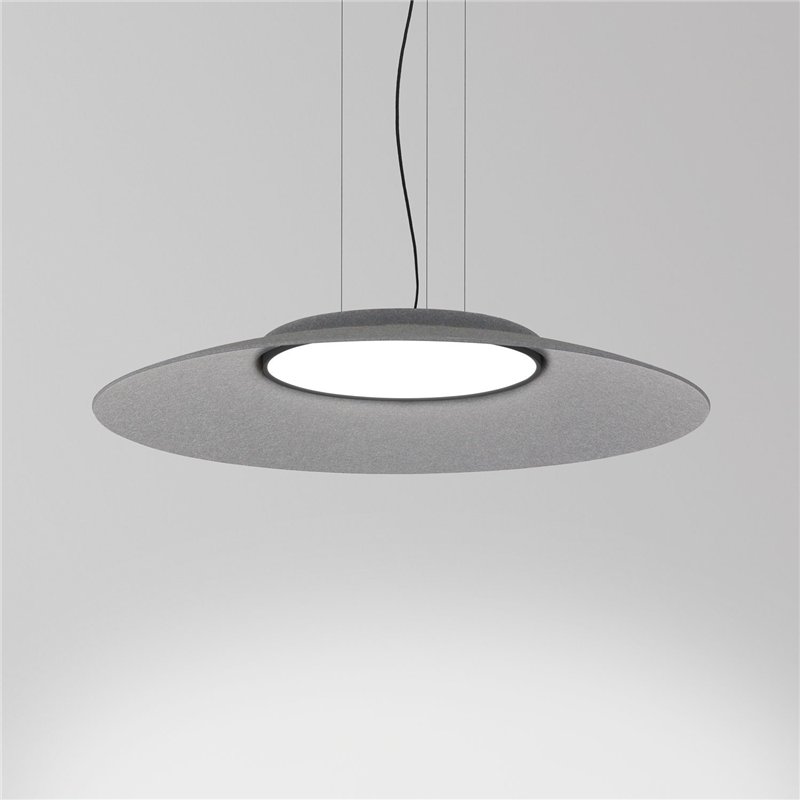 Delta Light ZOOVER 120 DOWN-UP LIGHT GREY Suspension lamp