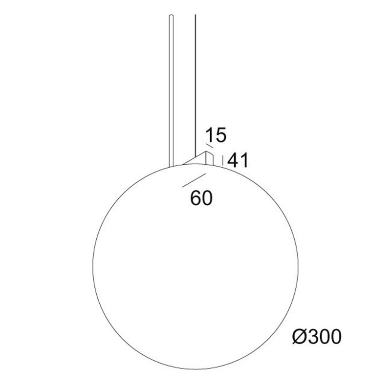 Delta Light OONO C E27 Suspension lamp