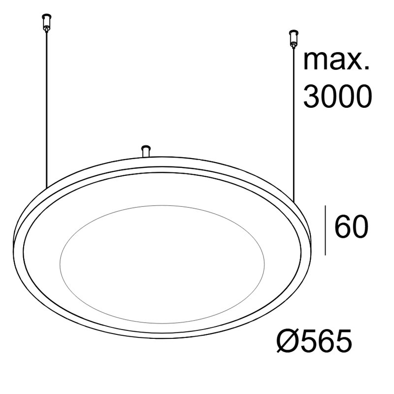Delta Light SOLI - SHHH 60 C SCARLET Suspension lamp