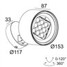 Delta Light Frax M linear V Wall lamp / Floor lamp