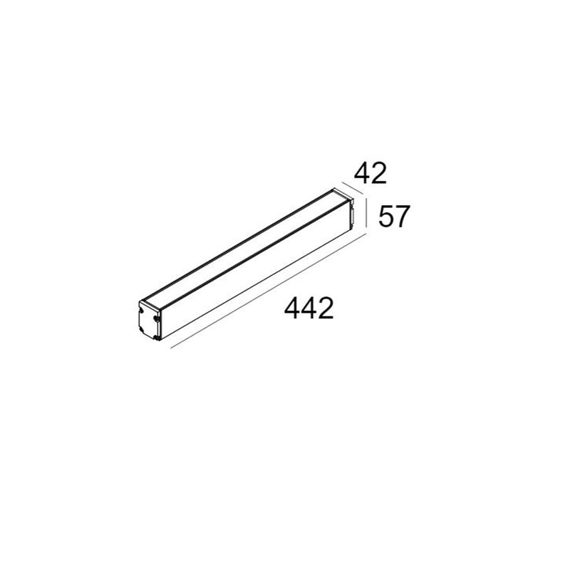 Delta Light Logic Linear On 400 Wall Grazer AG DIM5 Wandlampe / Bodenlampe