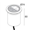 Delta Light LOGIC 60 R A MOON Einbaustrahler