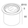 Delta Light LOGIC R A WALLWASH 24V Recessed lamp