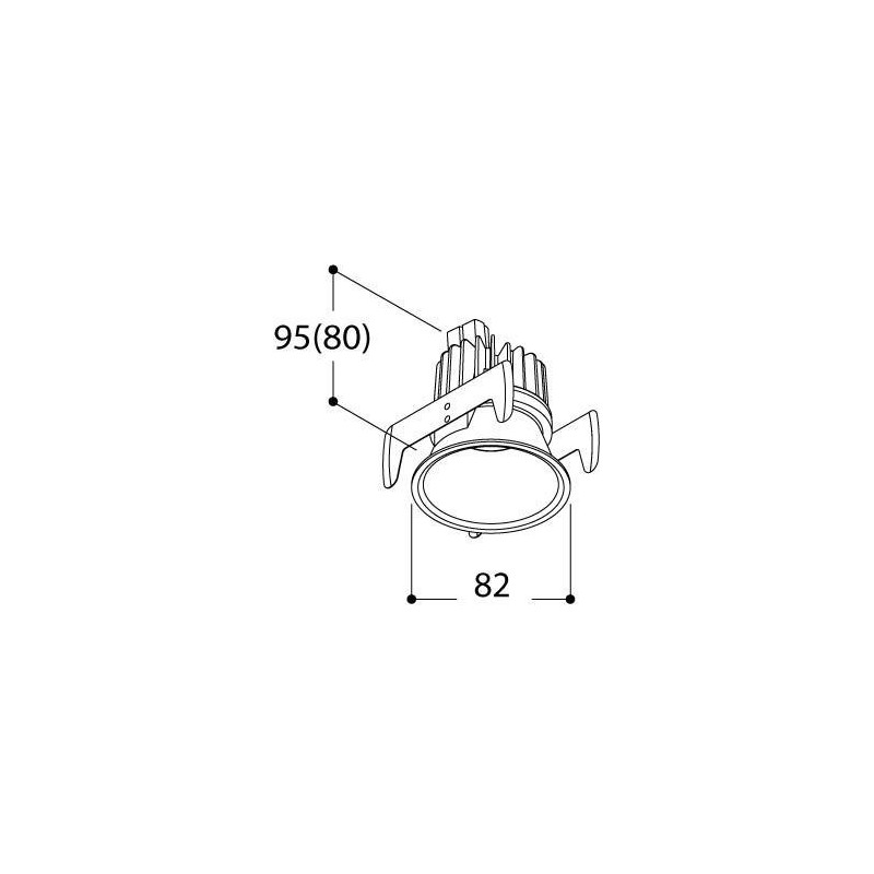 TAL CEDRUS QUANTUM LEAF recessed spot