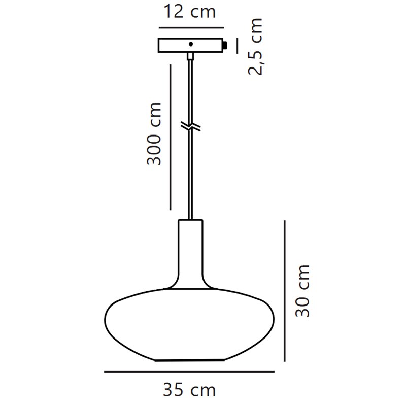 Nordlux Alton 35 suspension lamp