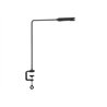 Lumina Flo Clamp table lamp with adjustable head, 2‑step dimmer and clamp mounting.