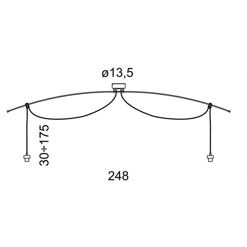 Lumina Moove Doppia Body Suspension lamp