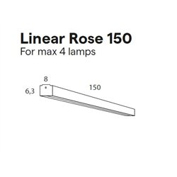 Lumina Linear Rose 150 cm (Max. x4)