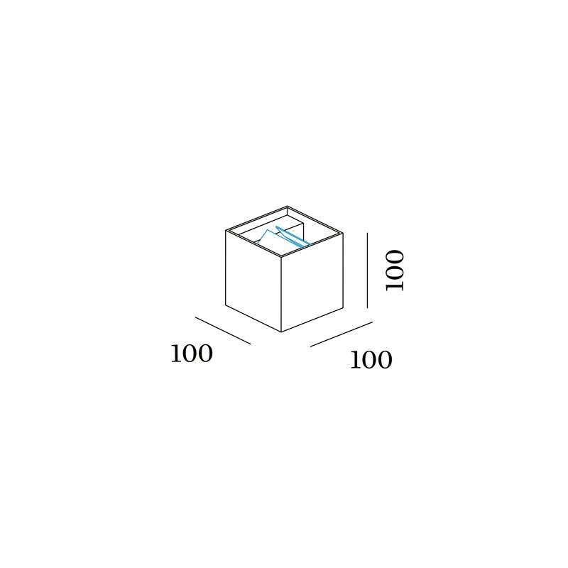 Wever & Ducré Box Wall 1.0 QT14 Wandlampe