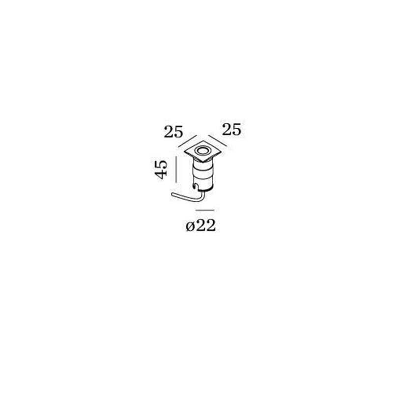 Wever & Ducré Card 0.2 Bodenlampe