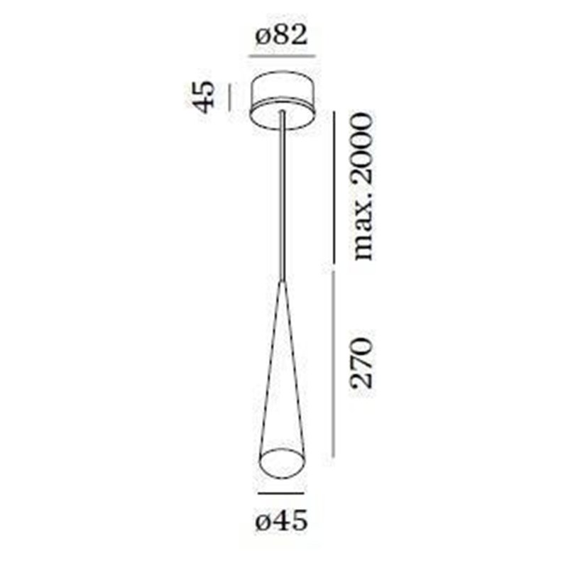 Wever & Ducré Cone 1.0 Suspension lamp