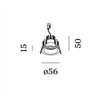 Wever & Ducré Deep Bijou 1.0 wire springs Recessed spot