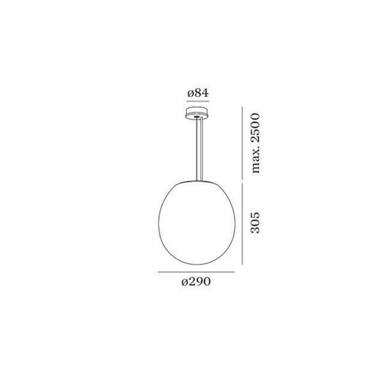 Wever & Ducré Dro Suspended 3.0 Suspension lamp