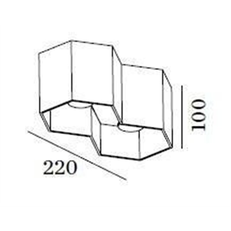 Wever & Ducré Hexo 2.0 PAR16 Ceiling lamp