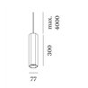 Wever & Ducré Hexo Suspended 3.0 LED Suspension lamp
