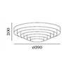 Wever & Ducré J.J.W. 03 Ceiling lamp