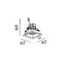 Wever & Ducré Plano Petit 1.0 LED Einbaustrahler