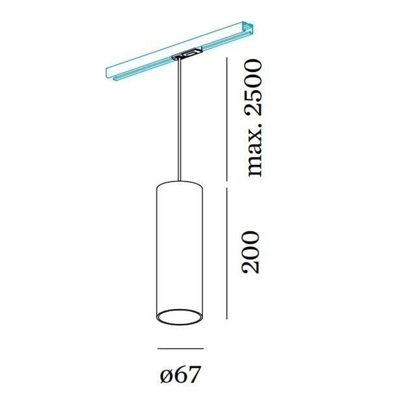 Wever & Ducré Ray On Track 2.0 PAR16 1-phase Schienenbeleuchtung
