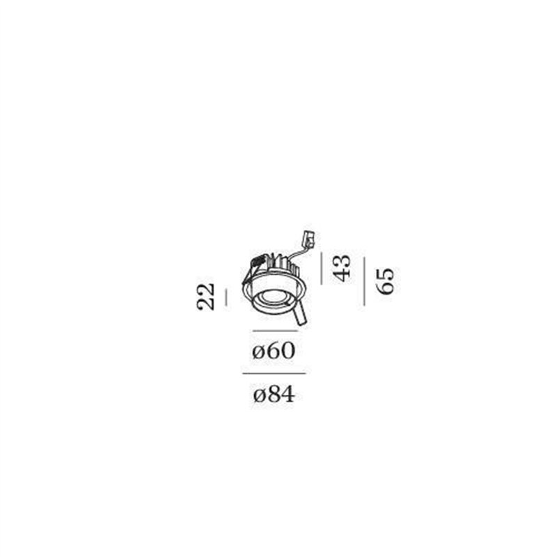 Wever & Ducré Rini Sneak IP44 1.0 LED Einbaustrahler