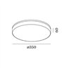 Wever & Ducré Rob IP44 3.5 Ceiling lamp