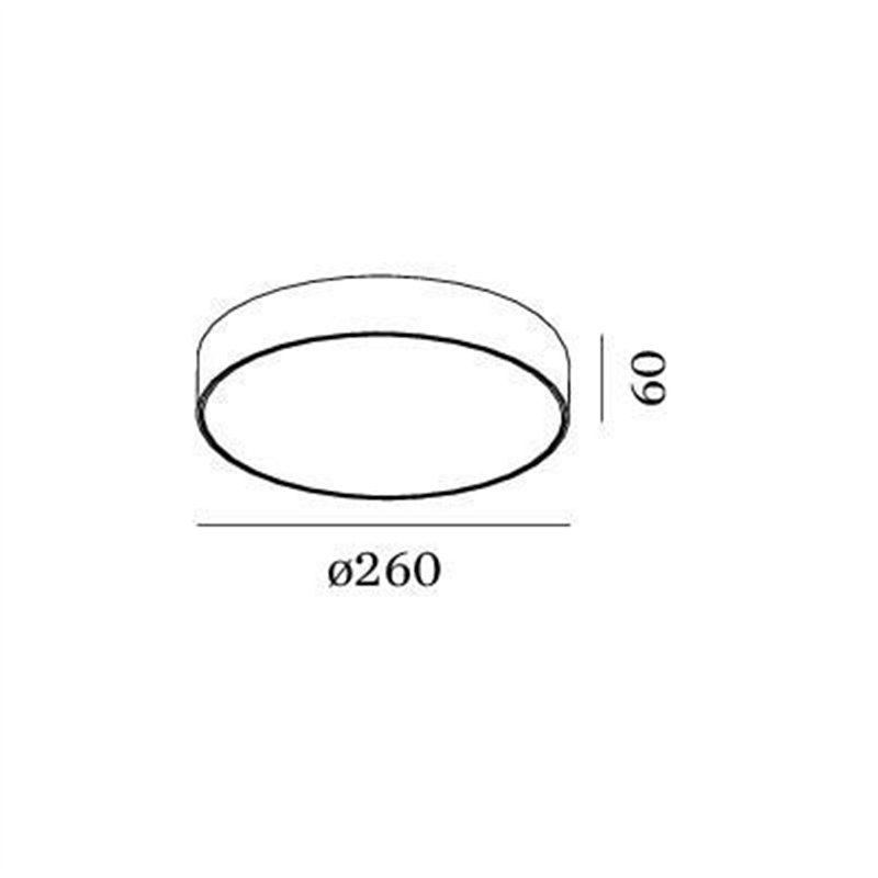 Wever & Ducré Roby IP44 2.6 Ceiling lamp