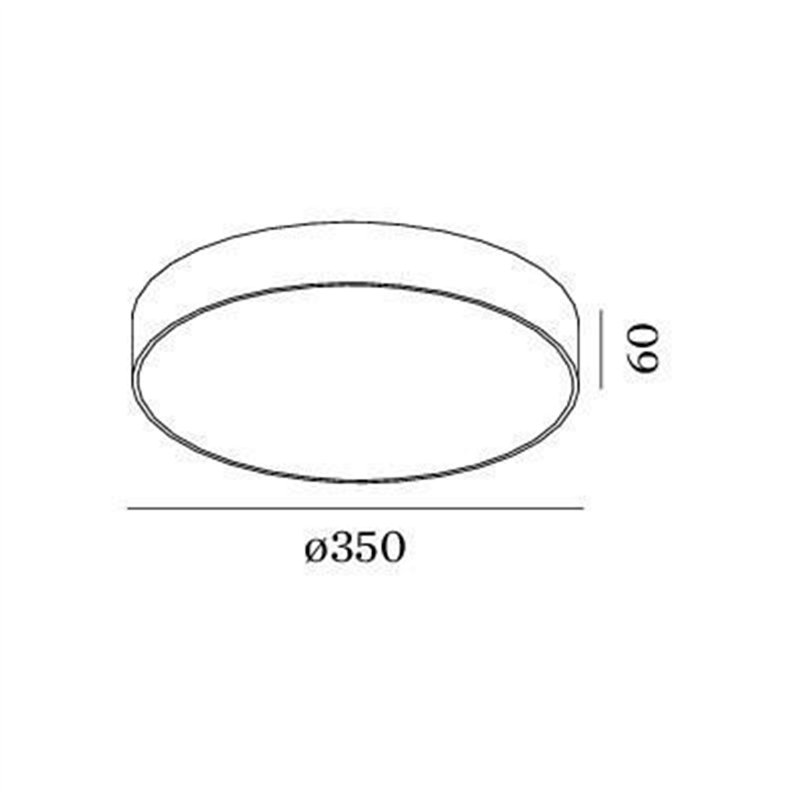Wever & Ducré Roby IP44 3.5 Ceiling lamp