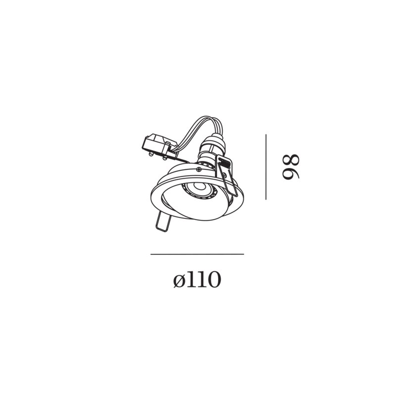 Wever & Ducré Rony Adjust 1.0 PAR16 Einbaustrahler