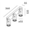 Wever & Ducré Sqube On Base 3.0 PAR16 Ceiling lamp