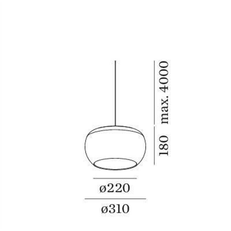 Wever & Ducré Wetro 3.0 Suspension lamp