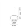 Wever & Ducré Wetro 3.0 Suspension lamp