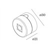 Wever & Ducré Cable Wall Bracket Only For Wiro Textile Cable