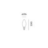 Wever & Ducré C35 LED Lamp 2700K | E14