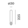 Wever & Ducré T30-225 LED Lamp 2200K | E27