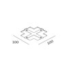 Wever & Ducré Coverplate I/L/T/X 1-Phase Track | Recessed