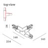 Wever & Ducré T-Connector 3.0 3-Phase Track