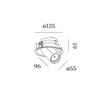 Wever & Ducré Bliek Round 1.0 LED blade springs Recessed spot