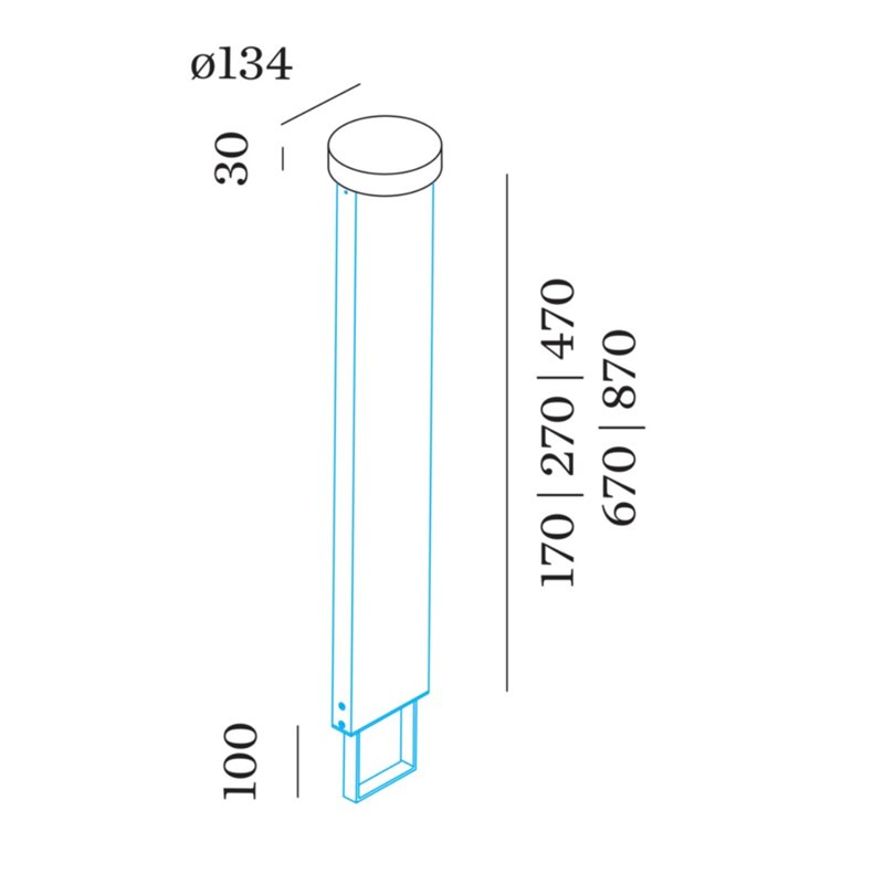 Wever & Ducré Palos Round 2.0 Garden lamp
