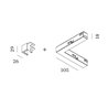 Wever & Ducré L-Connector Non-Electrical Strex System | Surface