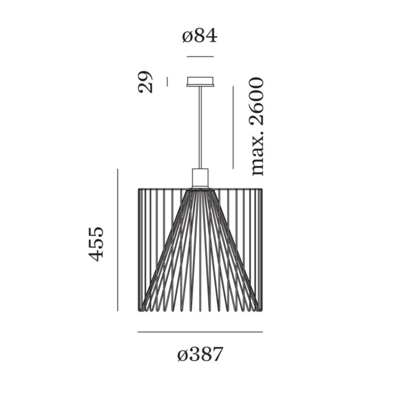 Wever & Ducré Wiro 3.8 Suspension lamp