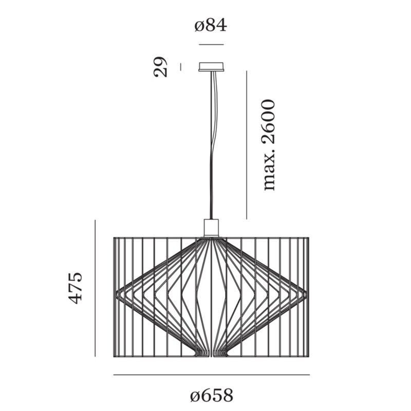 Wever & Ducré Wiro 6.5 Hängelampe