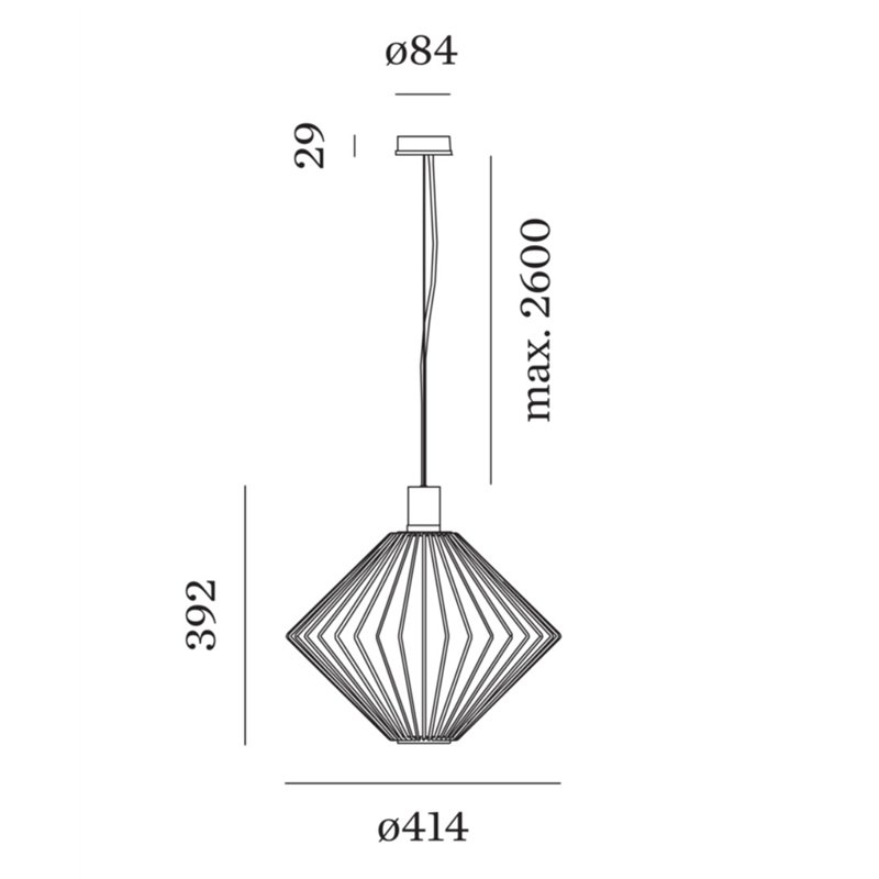 Wever & Ducré Wiro Diamond 1.1 Hängelampe