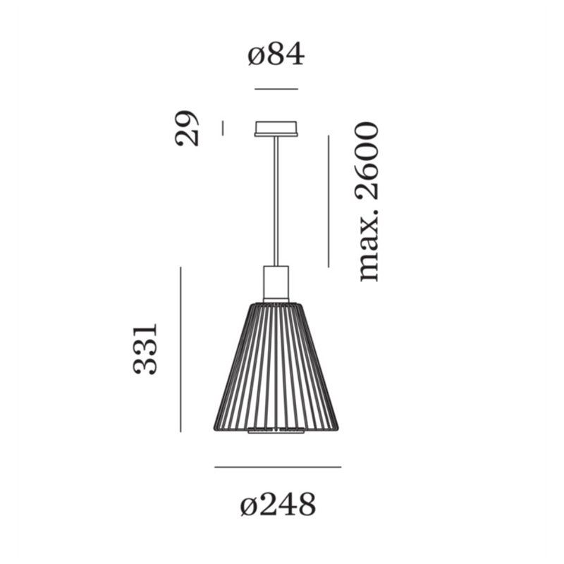 Wever & Ducré Wiro Cone 1.0 Hängelampe