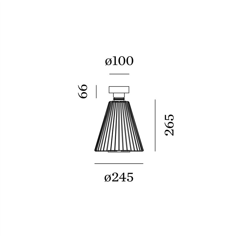 Wever & Ducré Wiro Ceiling Cone 1.0 Ceiling lamp