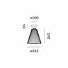 Wever & Ducré Wiro Ceiling Cone 1.0 Deckenlampe