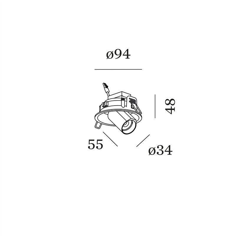 Wever & Ducré Bliek Round Petit 1.0 Recessed spot
