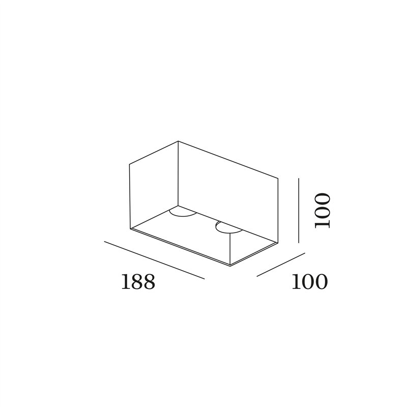 Wever & Ducré Box 2.0 LED Ceiling lamp