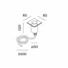 Wever & Ducré Chart 0.9 Bodenlampe
