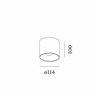 Wever & Ducré Ray Outdoor 1.0 Ceiling lamp
