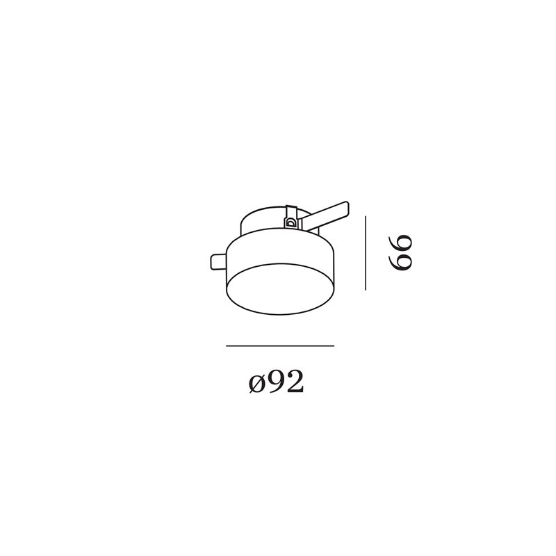 Wever & Ducré Mirbi IP44 1.0 Recessed spot