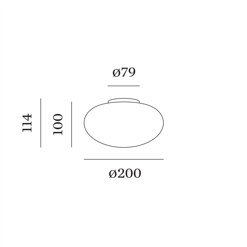 Wever & Ducré Perlez IP44 Surface 3.0 Ceiling lamp